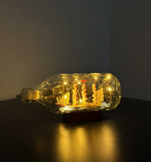 Ship Bottle Lamp