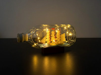 Ship Bottle Lamp